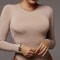 Womens Casual Long Sleeve Bodysuit, Solid Black White Gray Sexy Body Top for Autumn Winter Streetwear
