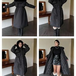 plus size women jacket, hooded furry coat, windproof thickened warm fashion, plush cotton clothes
