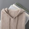 Mens Merino Wool Sweater Thick Hooded Pullover Soft Knitwear For Autumn Winter Casual Comfort Wool 1