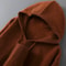 Mens Merino Wool Sweater Thick Hooded Pullover Soft Knitwear For Autumn Winter Casual Comfort Wool 7