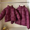 Family Matching Outfits, Waterproof Down Jacket, Thicken Warm Parkas for Boys and Girls, Solid Sheepskin Fabric