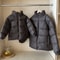 Family Matching Outfits, Waterproof Down Jacket, Thicken Warm Parkas for Boys and Girls, Solid Sheepskin Fabric