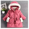 Princess Coat For Girls Autumn Winter Jacket Hooded Outerwear For Kids Birthday Christmas Gift Keep 4