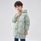 Winter Coat, Thick Padded Baby Jacket, Childrens Down Padded Jacket for Boys and Girls, Medium Long Jacket