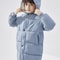 Winter Coat, Thick Padded Baby Jacket, Childrens Down Padded Jacket for Boys and Girls, Medium Long Jacket