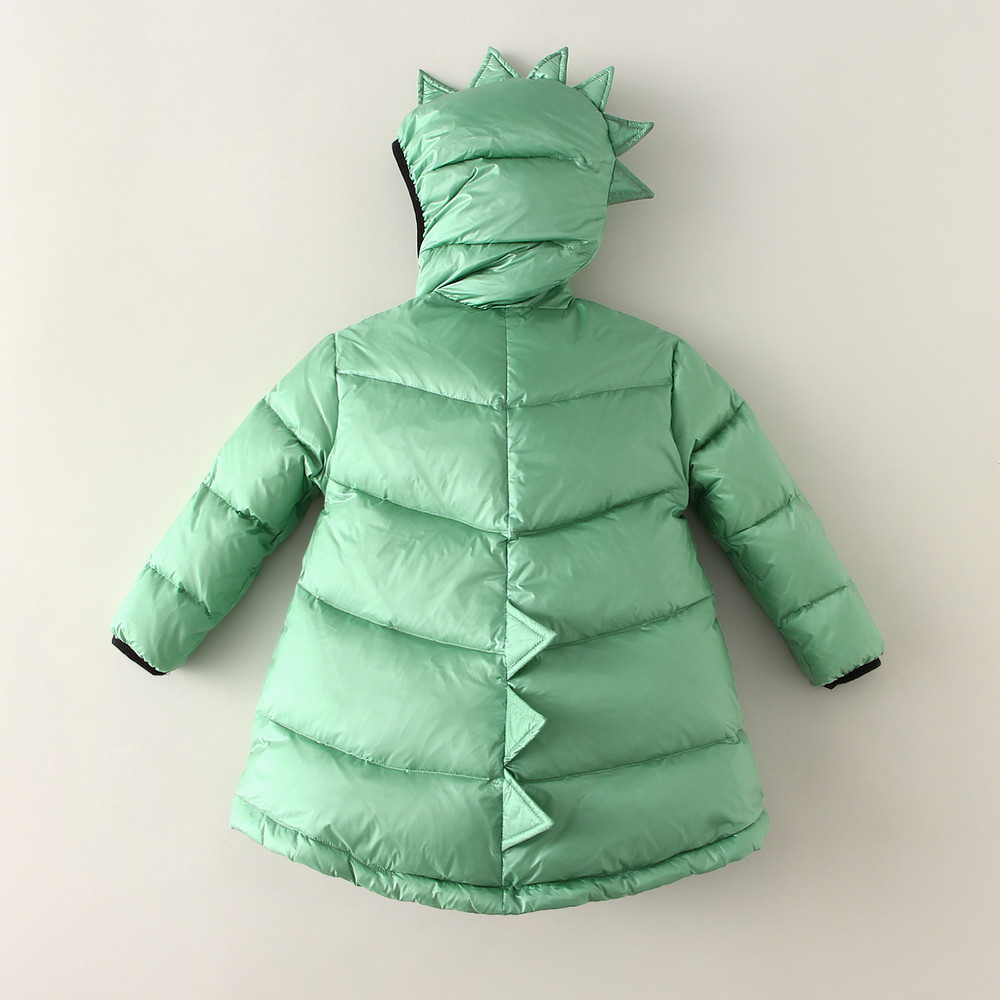 Winter Autumn Kids Dinosaur Parka Down Coat Jacket Windproof Thicken Children Warm Down Snowsuit Toddler Girl Boy Parkas Outerwe