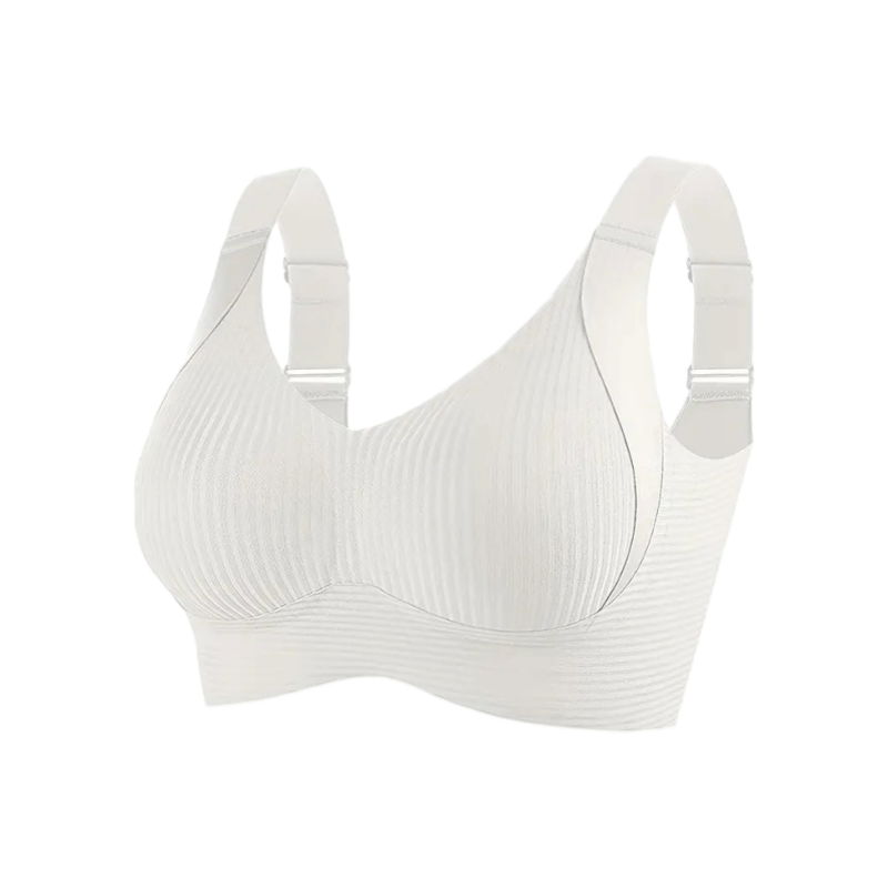Plus Size Seamless Bra Wireless Lift For Anti Sagging Breathable Wide Strap For Daily Comfort Sport 2