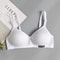 FallSweet Women's Wireless Bra, Seamless Comfort Bra, V-Shaped Gathering, Everyday T-Shirt Bra
