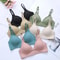 Seamless Bralette, Wireless Sleep Bra, Removable Padded Latex Jelly Underwear, Comfortable One Piece Brassiere for Women