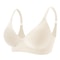 Seamless Bralette, Wireless Sleep Bra, Removable Padded Latex Jelly Underwear, Comfortable One Piece Brassiere for Women