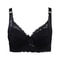 Plus Size Wireless Bra, Full Cup Coverage, Adjustable Lace, Womens Thin Underwear