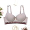 Beauwear Women Seamless Push Up Bra, with Four Row Hook, Alphabet Decor, Steel Support, for Sports and Leisure