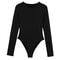Brown Top Bodysuit Women Sexy Long Sleeve Body Black Spandex Bodysuit Resort Thongs Rave Oufit 3