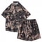 Mens 2 Piece Beach Set Quick Dry Hawaiian Shirt And Shorts Summer Fashion Clothing Casual Outfits 0