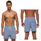 Mens Beach Shorts Summer Surf Swimwear Fitness Workout Trunks With Pockets Sportswear Pants 0