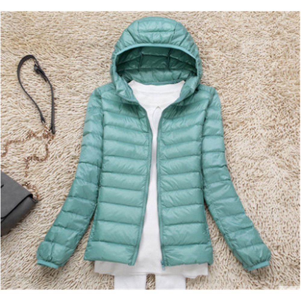 Women Puffer Jacket Ultra Lightweight Packable Hooded Down Coat New Spring Autumn 2025 3