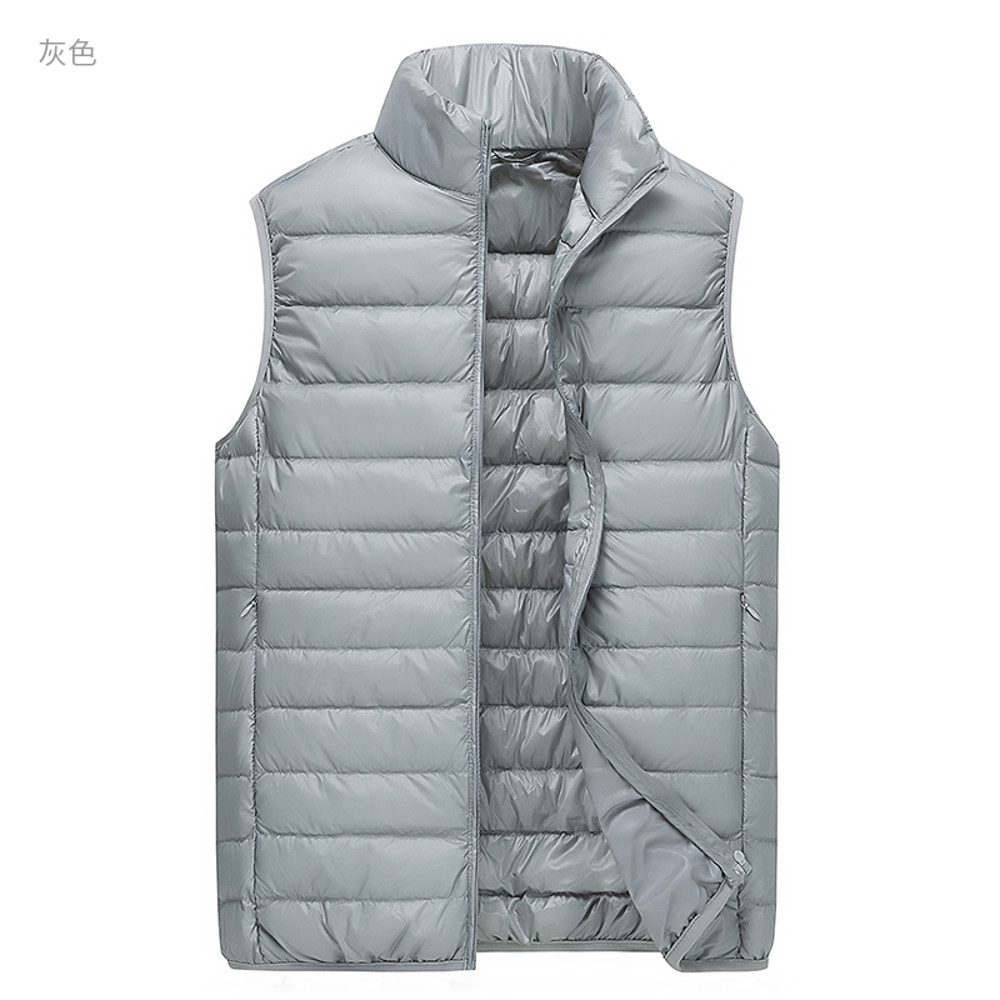 Mens Lightweight Down Vest Waterproof Winter Waistcoat Casual Sleeveless Jacket For Autumn And Work 7