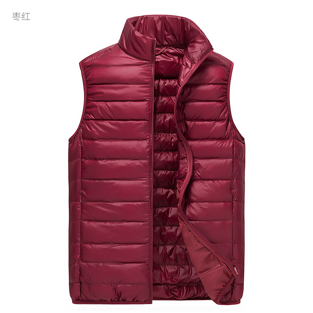 Mens Lightweight Down Vest Waterproof Winter Waistcoat Casual Sleeveless Jacket For Autumn And Work 6