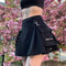 Plus Size Bandage Skirt, Harajuku Punk Gothic, High Waist Patchwork Mini, Womens Streetwear