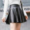 High Waist Faux Leather Skirt Elastic Mini Skirt Multipurpose Womens Fashion For Nightclub Work And 1