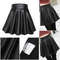 High Waist Faux Leather Skirt Elastic Mini Skirt Multipurpose Womens Fashion For Nightclub Work And 4