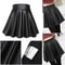 High Waist Faux Leather Skirt Elastic Mini Skirt Multipurpose Womens Fashion For Nightclub Work And 4