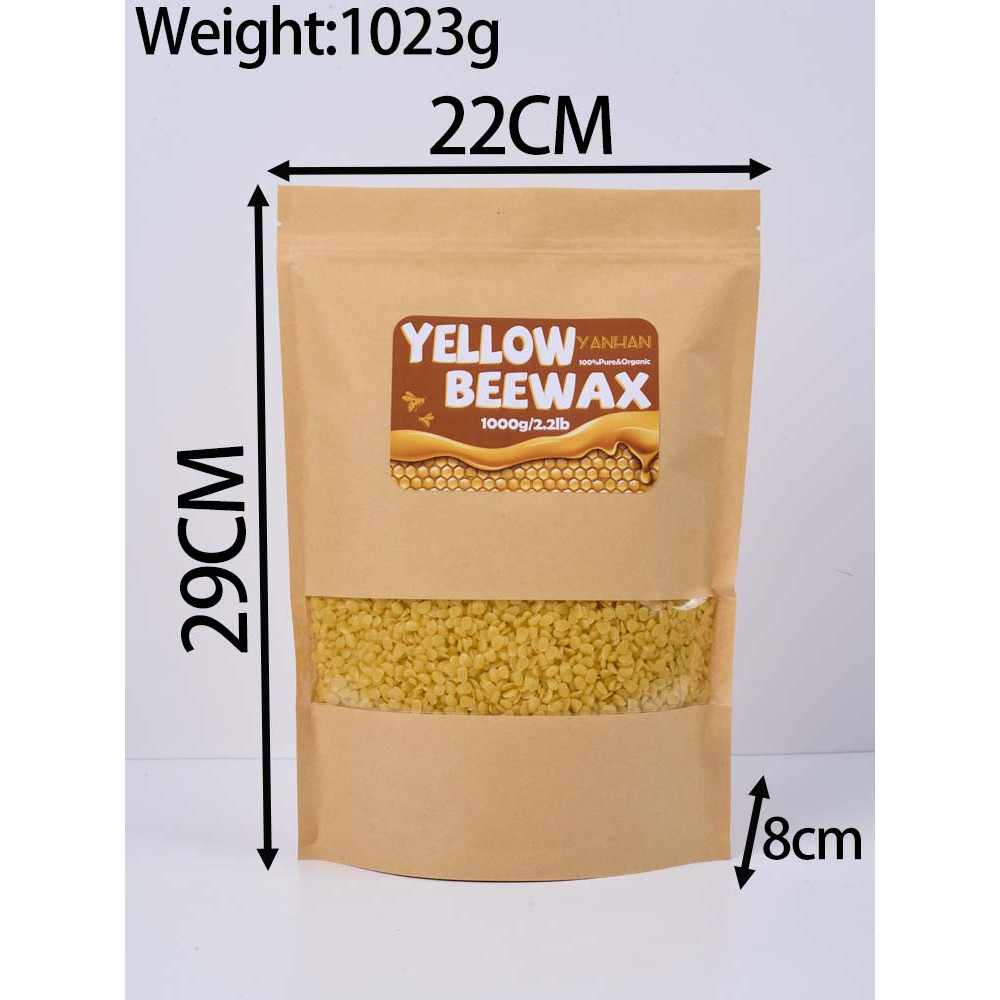 Pure Natural Granular Beeswax, DIY Candle Making Supplies, Handmade Scented Wax, Raw Materials for Craft