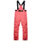 Thick Warm Snowboard Pants Windproof Waterproof Skiing Trousers For Men And Women With Suspenders 3