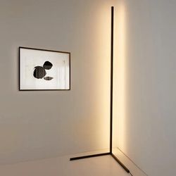 modern rgb floor lamp, color changing, music sync mode, standing mood light for bedroom, living room