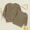 Sweaters, Chunky Knit Ribbed Tops, Solid Color Long Sleeve Round Neck, Autumn Winter Fashion