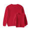Sweaters, Chunky Knit Ribbed Tops, Solid Color Long Sleeve Round Neck, Autumn Winter Fashion