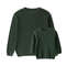Sweaters, Chunky Knit Ribbed Tops, Solid Color Long Sleeve Round Neck, Autumn Winter Fashion