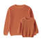 Sweaters, Chunky Knit Ribbed Tops, Solid Color Long Sleeve Round Neck, Autumn Winter Fashion
