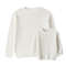 Sweaters, Chunky Knit Ribbed Tops, Solid Color Long Sleeve Round Neck, Autumn Winter Fashion
