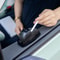 Portable Car Ashtray, Smokeless Door Mounted Ash Tray with Lid, Auto Trash Bin and Cigarette Holder