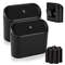 Universal Car Trash Can with Lid, Leakproof Vehicle Garbage Bin, Mini Auto Organizer for Home and Office
