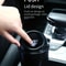 Round Car Trash Can With Lid Car Garbage Box Spill Proof Door Organizer With Cup Holder 4