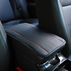 waterproof anti fouling car armrest cushion, comfortable embossed central control cushion, automotive interior supplies