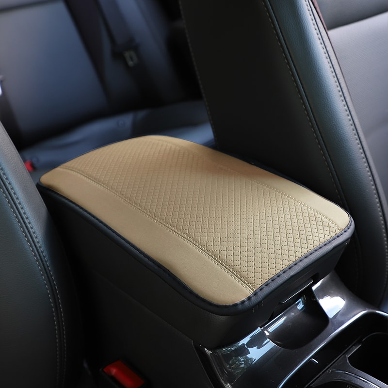 Waterproof Anti Fouling Car Armrest Cushion Comfortable Embossed Central Control Cushion Automotive 10
