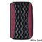 Universal Car Armrest Cover, 1pc Console Box Pad, Black and Red Interior Accessories