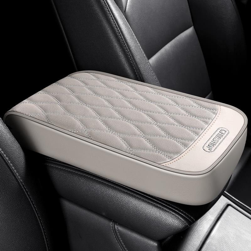 Universal Car Armrest Cover Leather Elbow Rest Pad Personalized Heightening Cushion Interior Car De 2