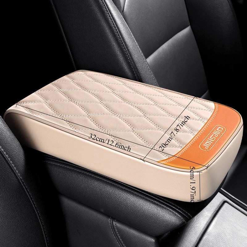 Universal Car Armrest Cover Leather Elbow Rest Pad Personalized Heightening Cushion Interior Car De 4