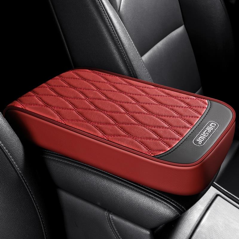 Universal Car Armrest Cover Leather Elbow Rest Pad Personalized Heightening Cushion Interior Car De 3