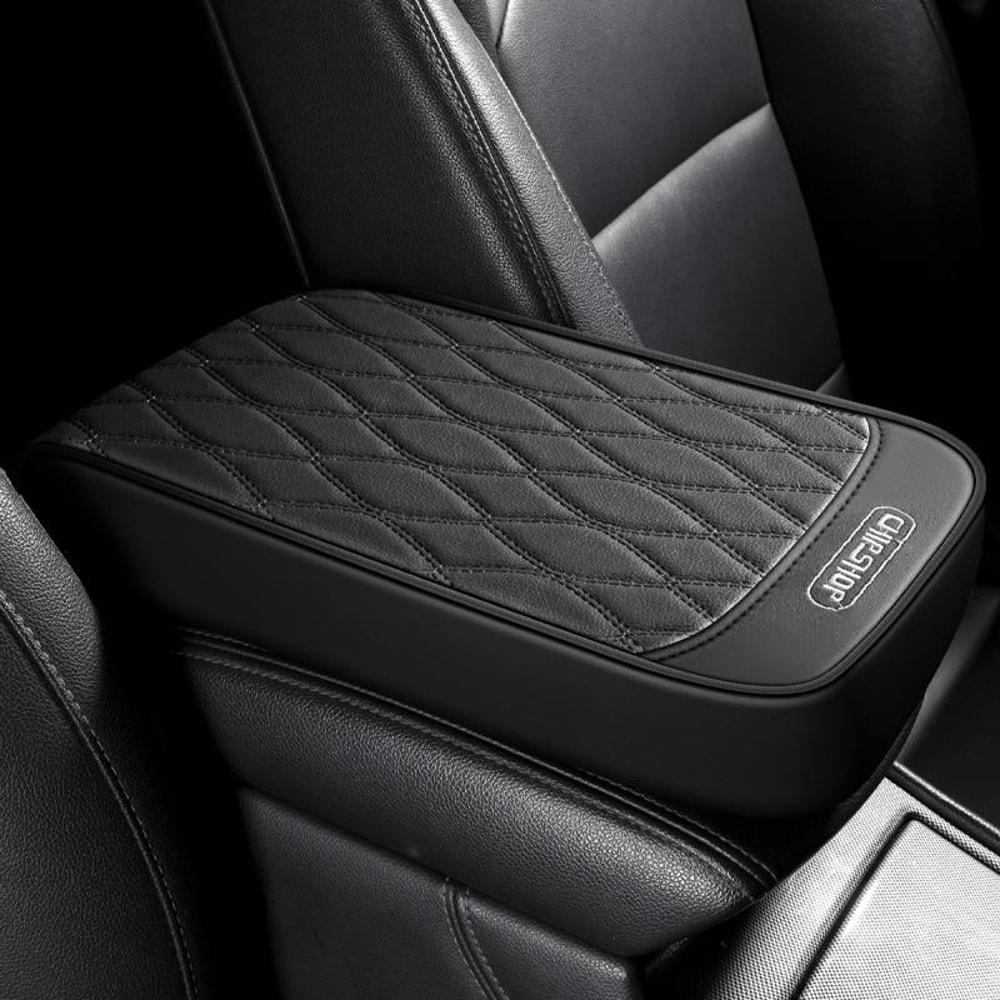 Universal Car Armrest Cover Leather Elbow Rest Pad Personalized Heightening Cushion Interior Car De 5