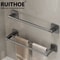 No Drill Towel Holder Wall Mount Bathroom Hand Towel Rack Bathroom Plastic Towel Bar 0