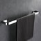 Luxury Brass Towel Holder, Wall Mount Single Rack, Chrome Bathroom Accessories