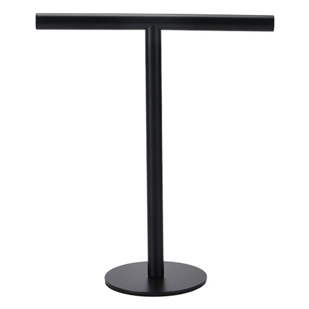 Free Standing Towel Bar Stainless Steel Hand Towel Holder Heavy Base For Bathroom Vanity Countertop 4
