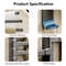 Space Saving Rotatable Towel Rack Wall Mounted Aluminum Towel Holder For Kitchen And Bathroom 3