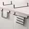 Over the Door Towel Rack, Stainless Steel Towel Bar, No Drill Storage Organizer for Bathroom and Kitchen Cabinet Door
