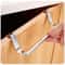 Over the Door Towel Rack, Stainless Steel Towel Bar, No Drill Storage Organizer for Bathroom and Kitchen Cabinet Door